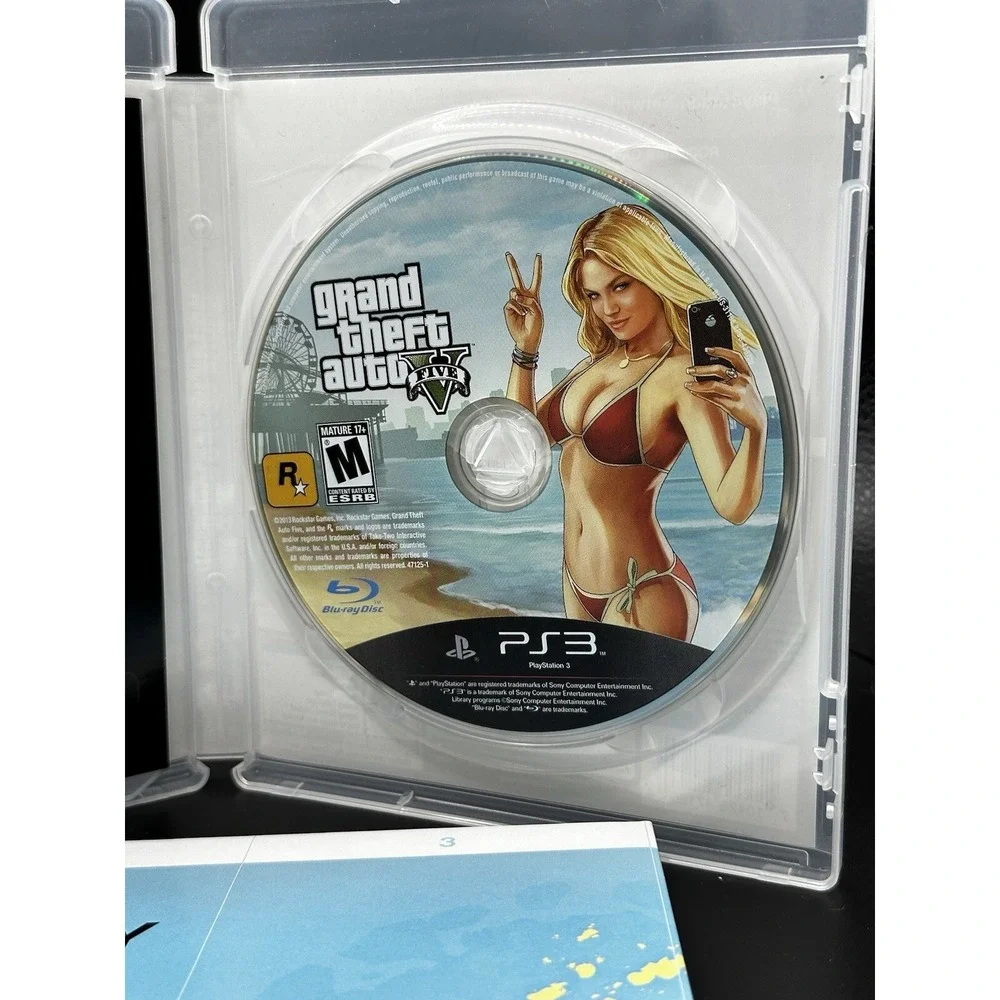 PS3 GTA V Grand Theft Auto V 2013‎ Complete With Manual And Paperwork READ